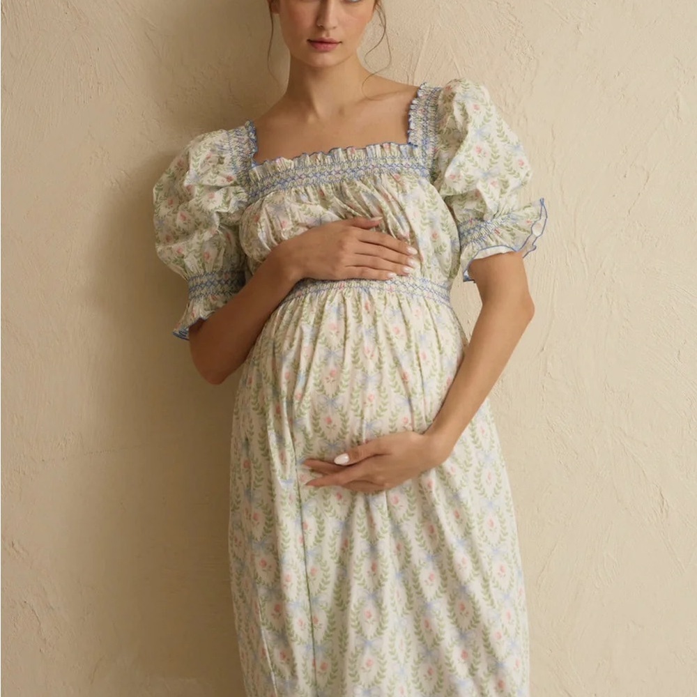 Nothing Fits But Floral Jia Maternity Dress